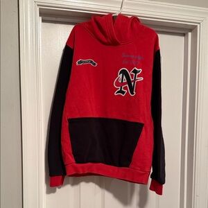 Nike Kids Red and Black Hoodie